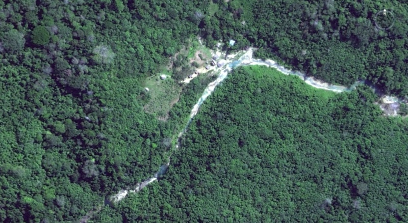 Río Shanay-timpishka. Imagen: Google Earth